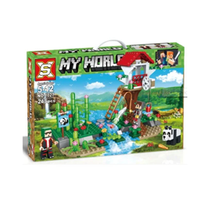 لگو ماینکرافت خانه درختی پاندا 243 قطعه مدل LEGO Minecraft 1027_اسباب بازی